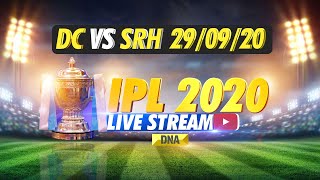 IPL 2020 LIVE Delhi Capitals VS Sunrisers Hyderabad [upl. by Ibbetson]