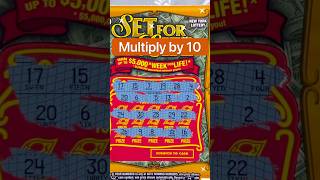 ⭐️RARE MULTIPLIER  Great WIN newyorklottery scratchofftickets halloween shorts setforlife [upl. by Licec]