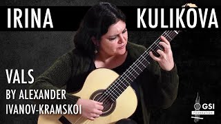 Irina Kulikova performs quotValsquot by Alexander IvanovKramskoi on a 2023 Kenneth Brogger guitar [upl. by Iinde466]