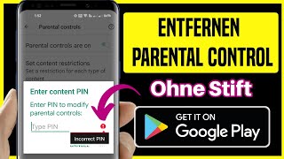 So entfernen Sie die Kindersicherung für ein GoogleKonto ohne PIN 2024  Remove parental control [upl. by Benioff]