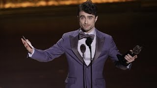 Angelina Jolie and Daniel Radcliffe win first Tony Awards [upl. by Nileuqcaj]