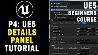 Using the Details Panel in Unreal Engine Tutorial  UE5 Beginners Course Part 4 [upl. by Airrej]