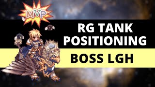 Secret Strategy RG Tank Pro Positioning at Boss of Legacy of Glast Heim  NovaRO [upl. by Jeavons]