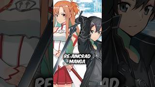 This Aincrad Manga Reboot is THE BEST anime manga swordartonline [upl. by Mezoff]