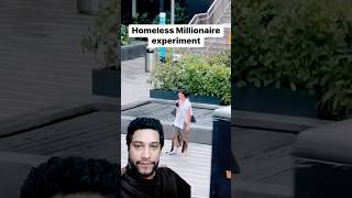 Homeless experiment prank homeless funny homelessnes socialexperiment [upl. by Ribal]