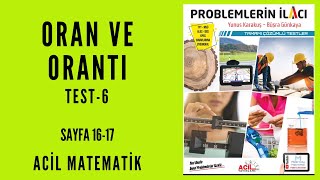 PROBLEMLERİN İLACI SORU BANKASI Acil MatematikSayfa 1617 [upl. by Eiraminot]