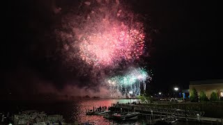 Bay city Michigan fireworks 2024 Happy 4th of July [upl. by Acireed]