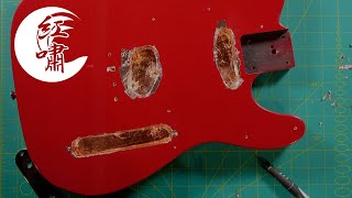 Telecaster Upgrade  Part 4 Copper Shielding [upl. by Oetomit960]