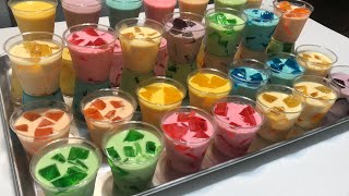 Gelatinas Individuales Para Negocio 2 Ingredientes De Sabores 42 gelatinas de 6 oz [upl. by Nihi771]