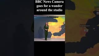 BBC Weather forecast interrupted by wandering camera shorts shortvideo short blooper bloopers [upl. by Aicertap443]