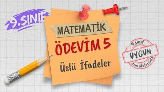 9 SINIF ÜSLÜ İFADELER ÖDEVİM 5 [upl. by Silvano]