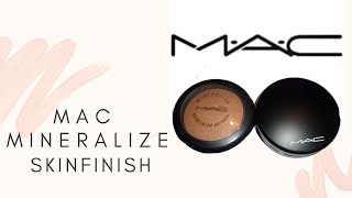 MAC Mineralize Skinfinish Natural Light  Review [upl. by Areit]