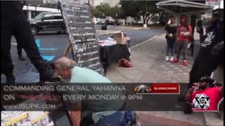 WHITE REPUBLICAN TAKES A KNEE BEFORE BLACK MEN ISRAELITES OF UPK [upl. by Lachlan830]