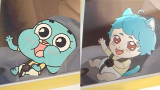 The Amazing World of Gumball Original vs Anime Animation [upl. by Roosnam435]