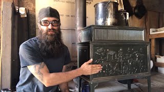 Wood Stove Fabrication  Answering Questions about our Wood Stove  Jotul 118  Off Grid Homestead [upl. by Parthena]