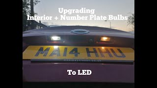 How to Upgrade Qashqai Interior  Number Plate Lights to LED [upl. by Far]