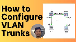 How to Configure VLAN Trunks on CISCO Switch [upl. by Krause647]