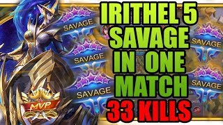 Irithel 5 Straight of Savage 33 Kills  Irithel Sagittarius BuildNGameplay by Selectra [upl. by Gamber]