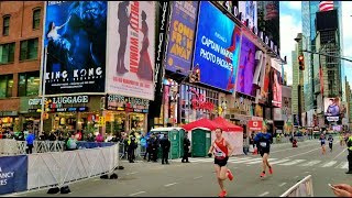 When Times Square shuts down NYC Half Marathon 2019 [upl. by Randall]