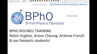 BPhO Round 1 training 2024 Session 1 [upl. by Ahsyat785]