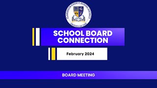 CCSD Board of Trustees Meeting February 2024 [upl. by Ayal132]