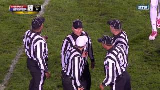 Offensive Pass Interference NebraskaNorthwestern 14 214 1Q [upl. by Wilsey]