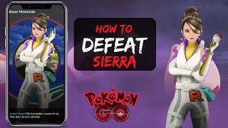 How to Defeat Sierra in Pokémon GO November 2022 [upl. by Voss703]