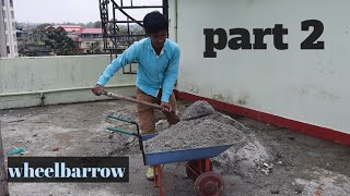 wheelbarrow part 2  homemade wheelbarrow  DIY wheelbarrow  how to make wheelbarrow at home [upl. by Nawj]