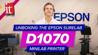 Unboxing the EPSON SureLab D1070 MiniLab Printer [upl. by Aikahc]