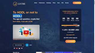 LUCRE TOKEN  на пути к Hard Cap [upl. by Lokim469]