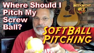 Where Should I Pitch My Screwball Slow Pitch Softball Pitching Techniques amp Tips [upl. by Tugman]