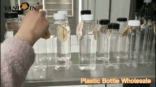 Factory Suppliers Plastic Bottle Wholesale 500ml PET Bottle for cold juice Beverage [upl. by Ala909]