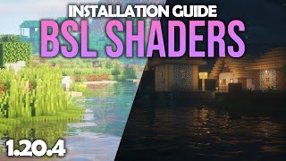 How to Download and Install BSL Shaders for Minecraft 1204 [upl. by Mirabella]