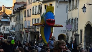 Carnaval dEstavayer 2024 Pendaison de la Perche [upl. by Byrom]