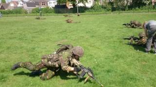 Demonstratie landmacht open landmacht dagen 2016 meppel [upl. by Riehl]