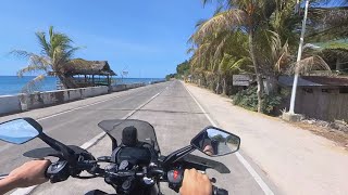 DOMINAR 400UG2 Bohol Duero to Jagna Coast Ride MAY 2024 No Commentary [upl. by Bury372]