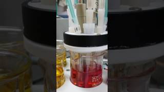 Titration Zn with EDTA Xylenolorange indicator [upl. by Ydennek305]