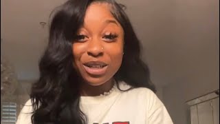 Reginae carter Instagram LIVE 🥰🤣 [upl. by Arualana]