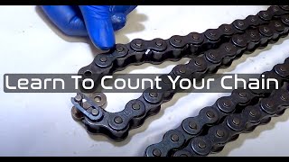 How to Count Motorcycle Chain Length for Honda CB350 CB360 CB450 [upl. by Itnavart]