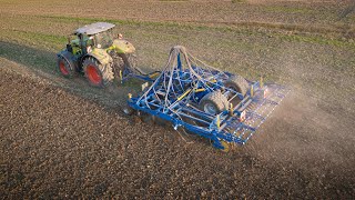 4K  TrefflerTG  Claas Axion  Bodenbearbeitung [upl. by Aromat781]