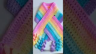 Winter Scarf  easy hand crochet design  ideas [upl. by Perusse875]