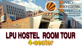 Lovely professional University Lpu hostel room tour Part 1  BH2  4seater [upl. by Stila]