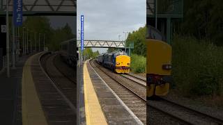 Rail Operations Group 37901 “Mirrlees Pioneer”37218 with 175116  Whitchurch 🚜🚜 [upl. by Eical]