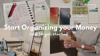 Start Organizing Your Money  How to Get Started day11 vlogmas [upl. by Adniram]