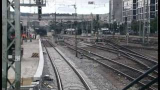 Stuttgart 21 Gleisvorfeldarbeiten  ICE HauptbahnhofAbstellbahnhof [upl. by Enaywd]