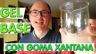 Cómo hacer un GEL BASE con goma XANTANA Solo 4 ingredientes FACILÍSIMO  Y es ECOLÓGICO [upl. by Tyika]