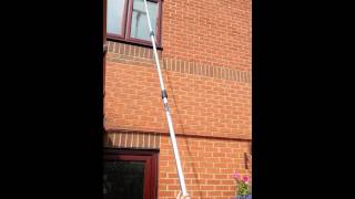 Poling With Wagtail  Window Cleaning Tips [upl. by Kalin]