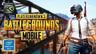 PUBG Mobile GTX 1050 ti Pentium Gold G5400 [upl. by Retrak]