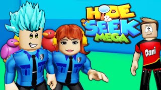 HIDE and SEEK Mega con los Polo de policias pillando a Dani y Evan [upl. by Seebeck712]