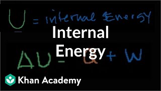 More on internal energy  Thermodynamics  Physics  Khan Academy [upl. by Guthrie]